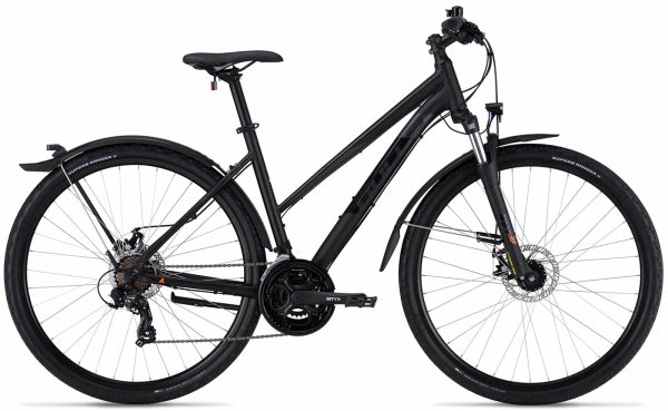 BULLS Wildcross Street - 28 Zoll 21K Trapez - black matt