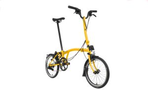 Brompton C-Line Electric Urban 4-speed - Typ H- 16 Zoll 300Wh 4K Faltrad - Bumblebee Yellow