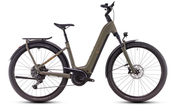 Cube Kathmandu Hybrid Pro - 28 Zoll 800Wh 11K Wave - dustyolive´n´gold