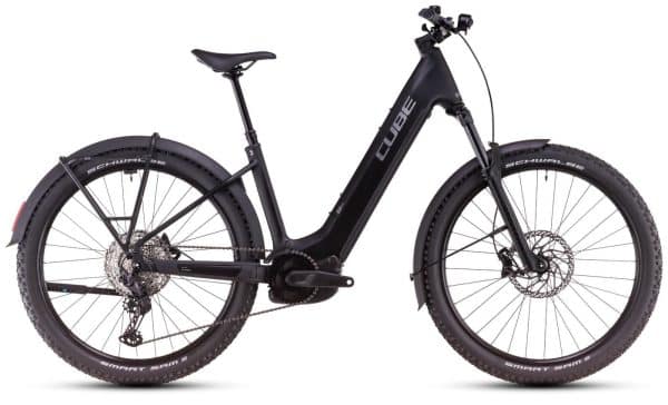 Cube Reaction Hybrid Race Allroad - 27.5 Zoll 800Wh 12K Wave - black´n´metal