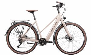HERCULES Urbanico I-10 - 28 Zoll 410Wh 10K Trapez - beige glossy