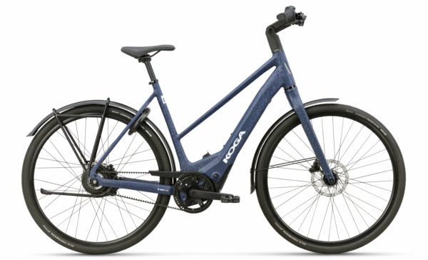 Koga E-Supermetro - 28 Zoll 400Wh Trapez Enviolo - jeans wrinke paint