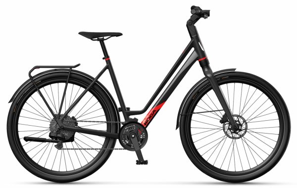 Koga F3 5.0 - 28 Zoll 30K Wave - panter black high gloss