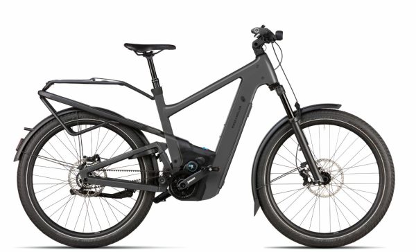 Riese und Müller Delite5 GT pinion - 27.5 Zoll 800Wh 12G Fully - Stone Grey