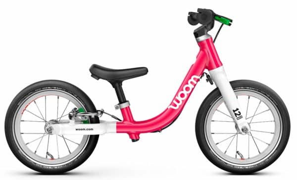 Woom GO 1 - 12 Zoll Laufrad - hot pink